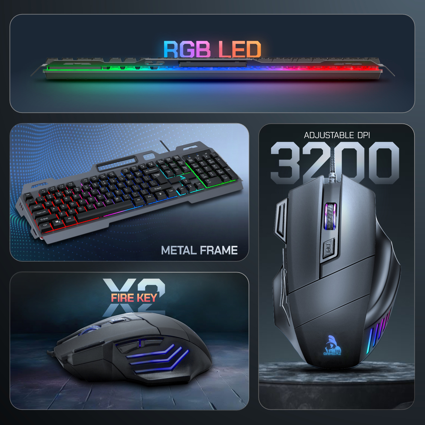 TAG GAMERZ AVENGER 3.0 COMBO-KIT
